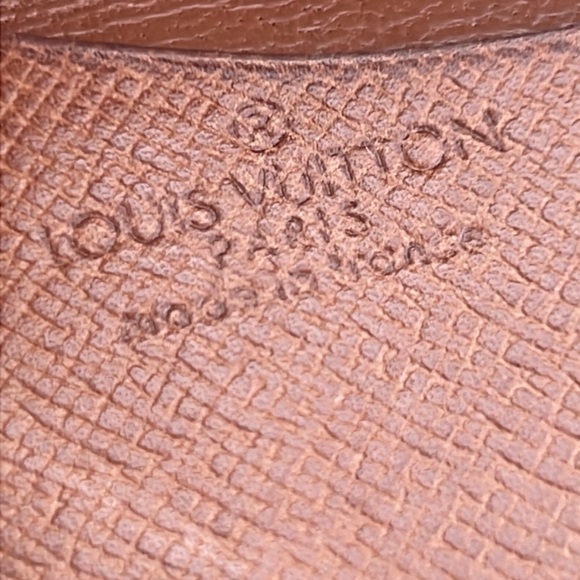 Louis Vuitton LV Monogram Porte Monnaie Gousset Coin Purse logo wallet mini Auth - Picture 10 of 14